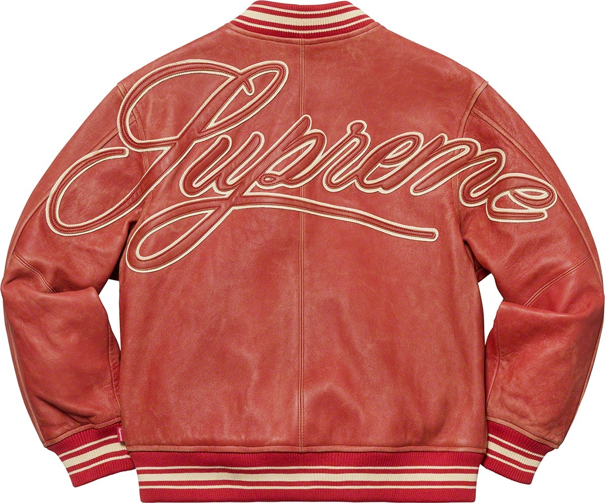 Leather Varsity Jacket view 16